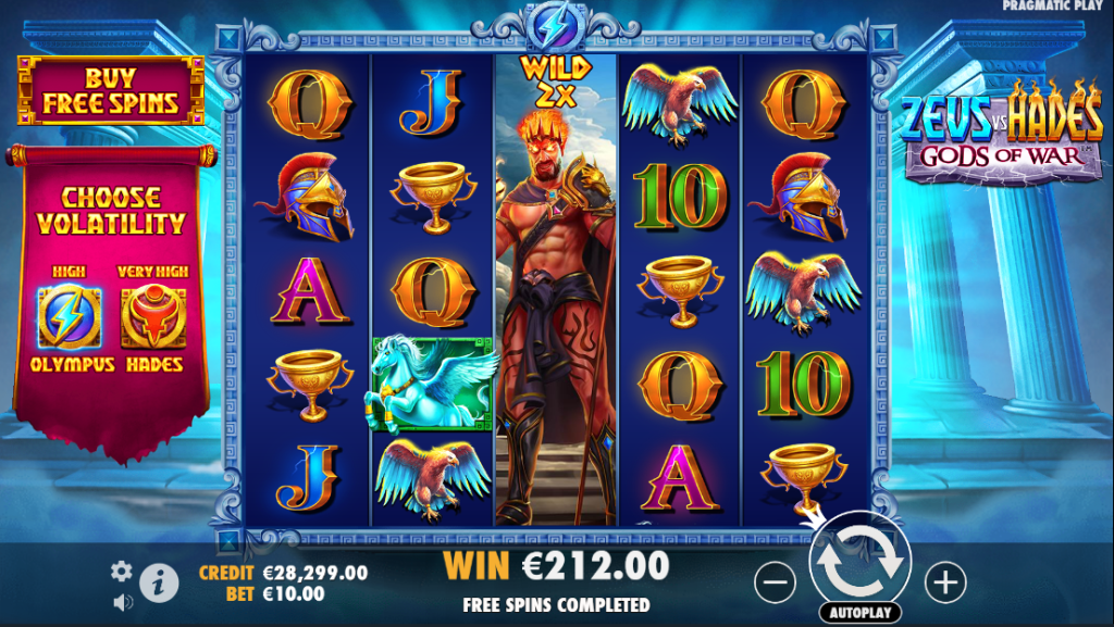 Zeus vs Hades - Gods of War Slot